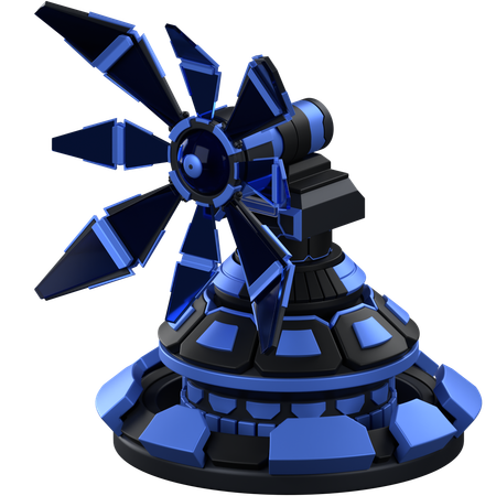 Turret Defence  3D Icon