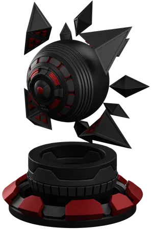 Turret Defence  3D Icon