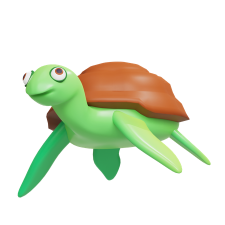 Turtle  3D Icon