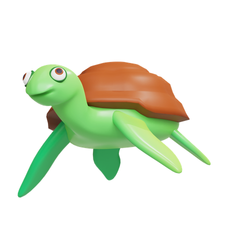 Turtle 3D Icon