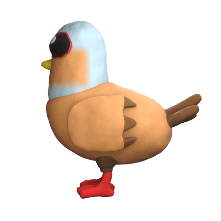 Turtle Dove  3D Icon