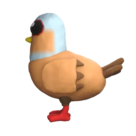 Turtle Dove  3D Icon