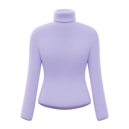 Turtle Neck Women  3D Icon