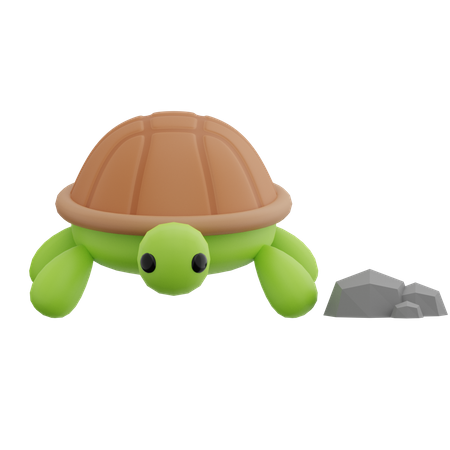 Turtles 3D Illustration