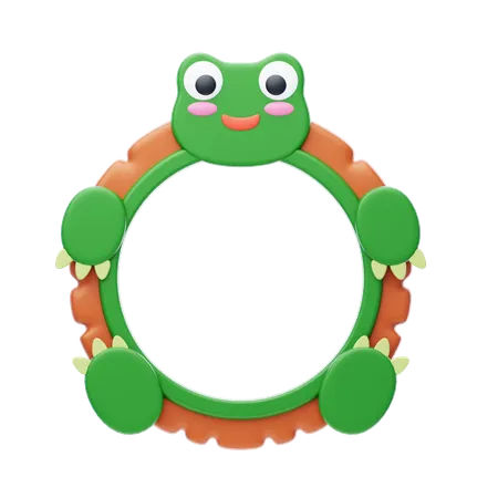 Turtles Shape Animal Frame  3D Icon