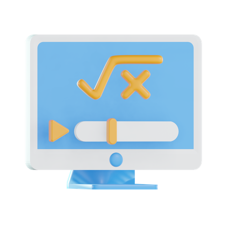 Tutorial de matemática  3D Icon