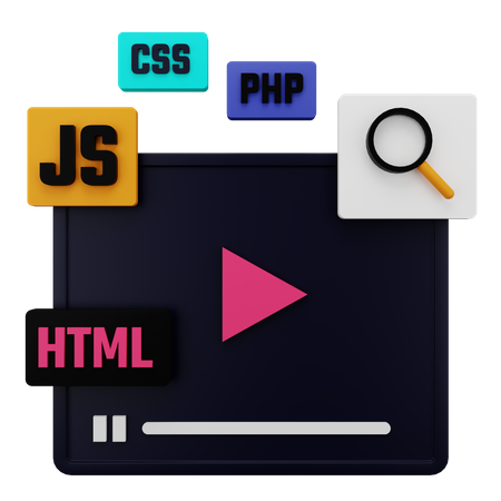 Tutoriel de développement web  3D Icon