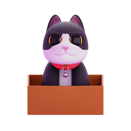 タキシード猫  3D Icon