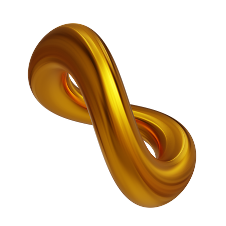 Tuyau d'or  3D Icon