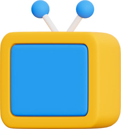 TV  3D Icon