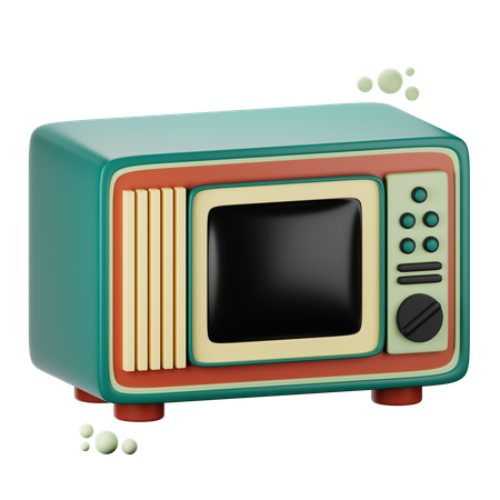 Televisión de los años 70  3D Icon
