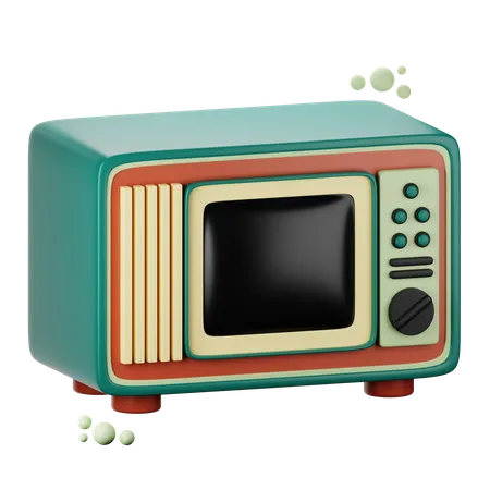 Tv 1970s  3D Icon