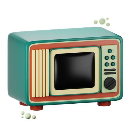 Tv 1970s  3D Icon