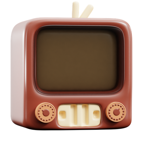 Tv  3D Icon