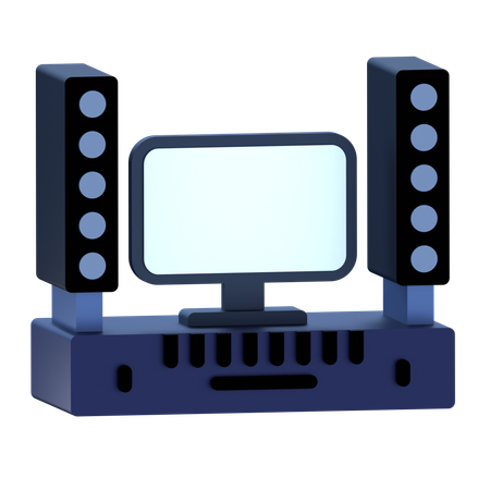 Tv  3D Icon