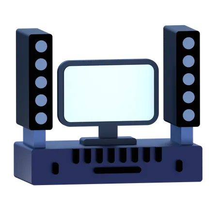 Tv  3D Icon
