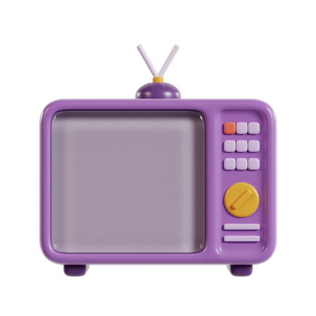 Tv  3D Icon