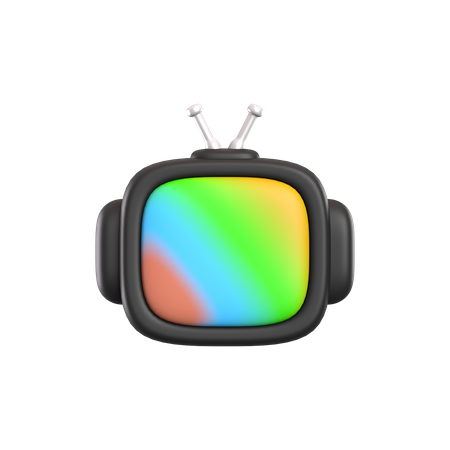 Tv  3D Icon