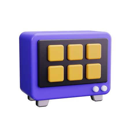 Tv  3D Icon