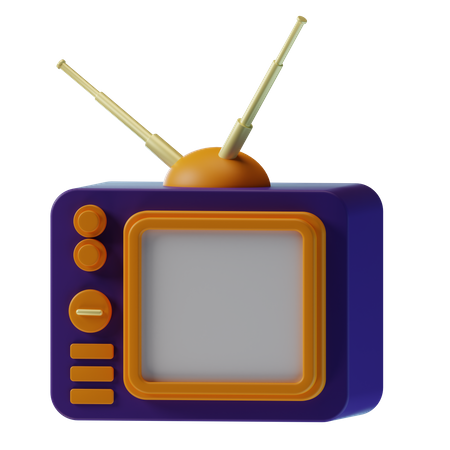 TV  3D Icon