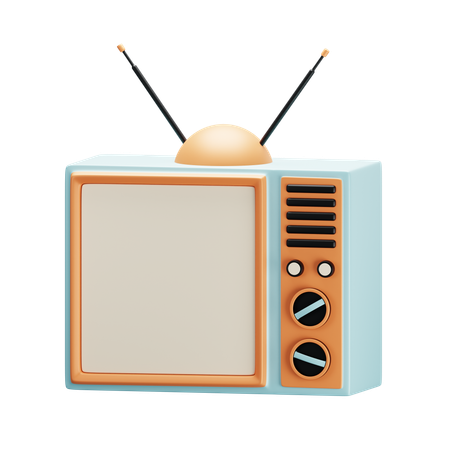 Tv  3D Icon