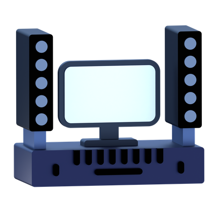 Tv  3D Icon
