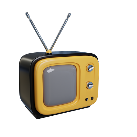 Tv  3D Icon