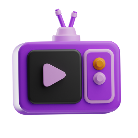 Tv Ads  3D Icon