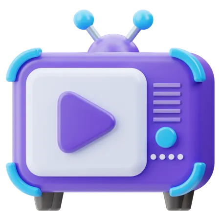 Tv Ads  3D Icon