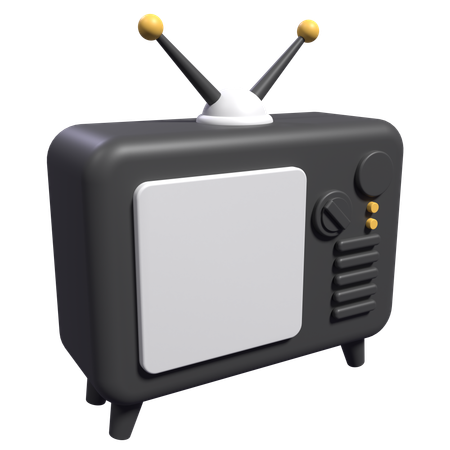 TV 안테나  3D Icon