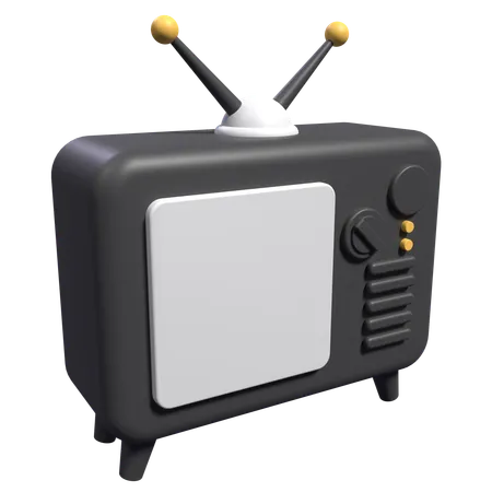 TV 안테나  3D Icon