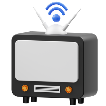 TV Antenna  3D Icon