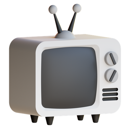 Televisão antiga  3D Icon