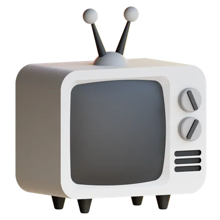 Televisão antiga  3D Icon