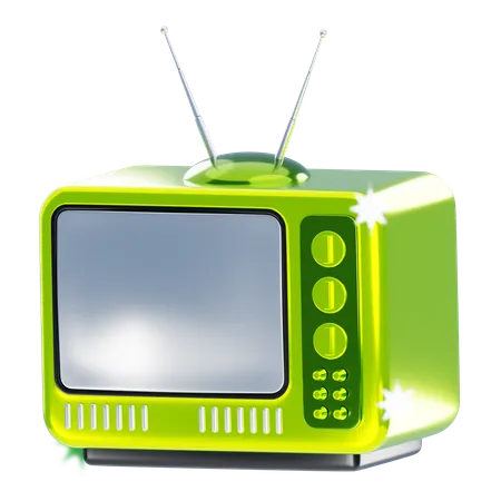 Televisão antiga  3D Icon