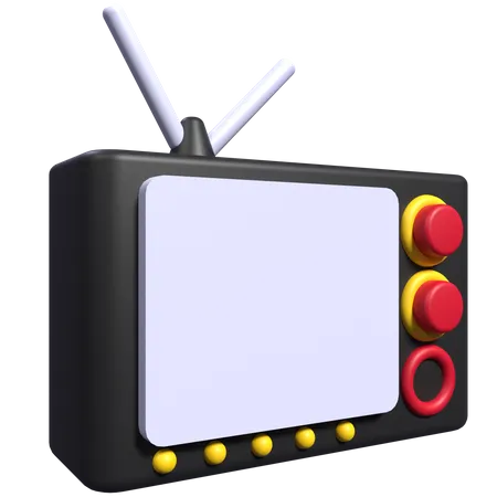 Televisão antiga  3D Icon