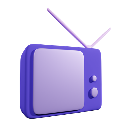 Televisão antiga  3D Icon