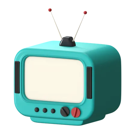 Televisão antiga  3D Icon