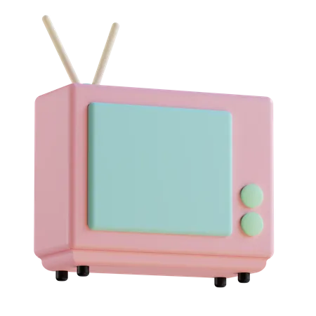 Televisão antiga  3D Icon