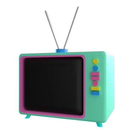 Televisão antiga  3D Icon