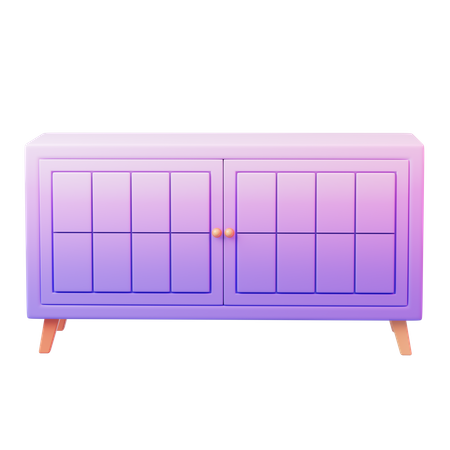 Tv Cabinet  3D Icon