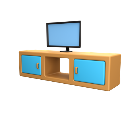 Tv Cabinet  3D Icon