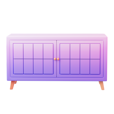 Tv Cabinet  3D Icon