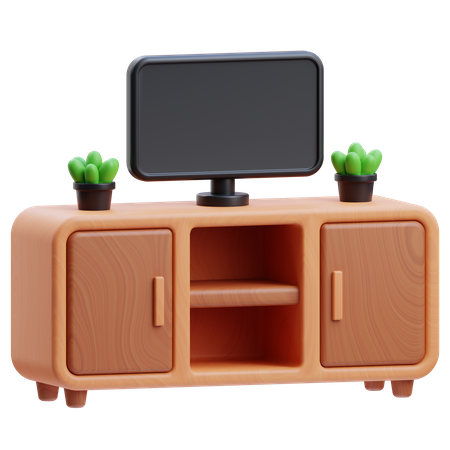 Tv Cabinet  3D Icon