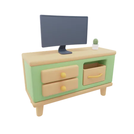 Tv Cabinet  3D Icon