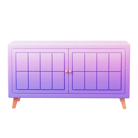 Tv Cabinet  3D Icon