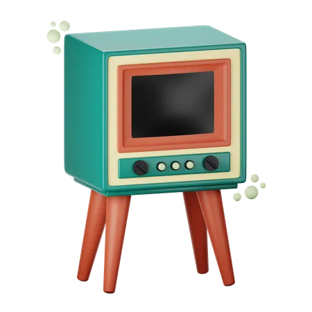 Televisão dos anos 1950  3D Icon