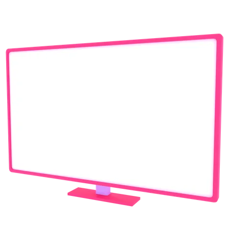 Monitor De Computadora De TV Digital De Ilustracion 3 D 3D Illustration
