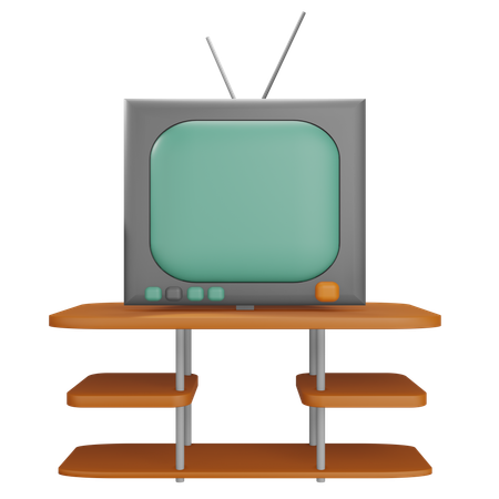 Tv e rack  3D Icon