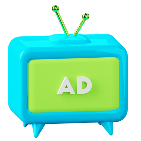 Tv Monitor  3D Icon